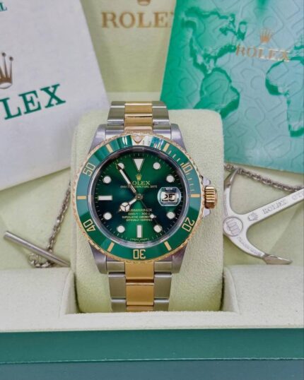 Rolex 40mm Two-Tone Submariner “Bluesy” Ref. 16613LB | 2008 | 40mm | Custom dial & bezel installed