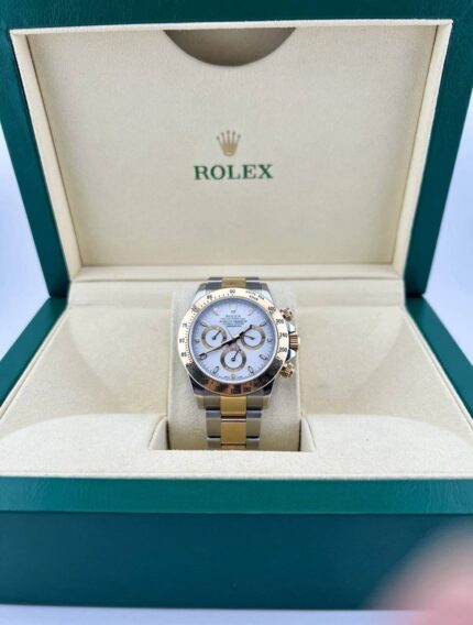 2000 Rolex Daytona 40mm 116523 Steel & Yellow Gold Oyster Bracelet